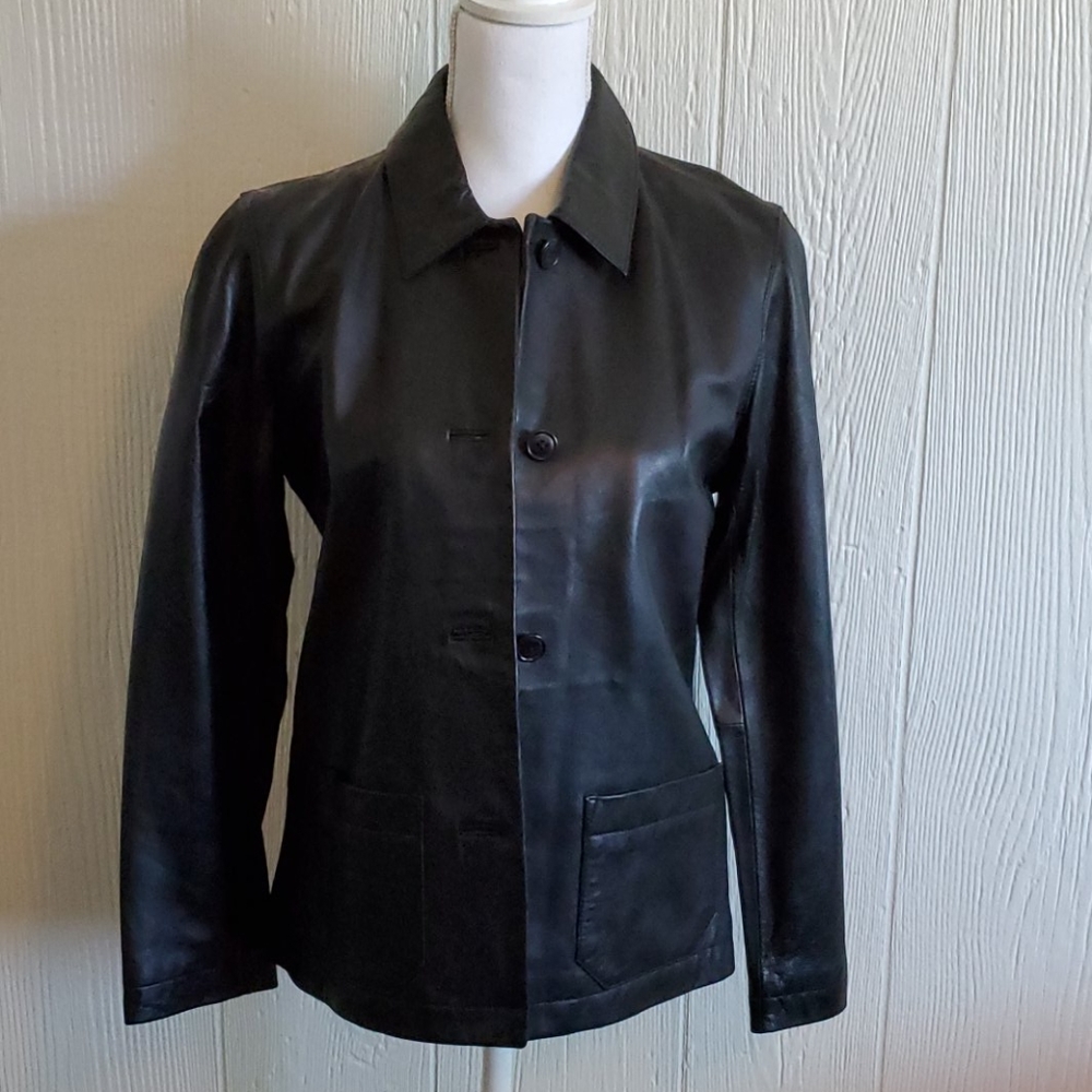 GAP genuine leather jacket